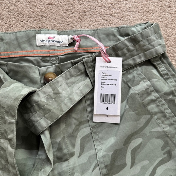 NEW Vineyard Vines Camo Every Day Utility Chino Pants size 6 NWT - Picture 2 of 8